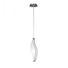 Sintesys lampa wisząca 1x13W E27 230V biała-chrom
